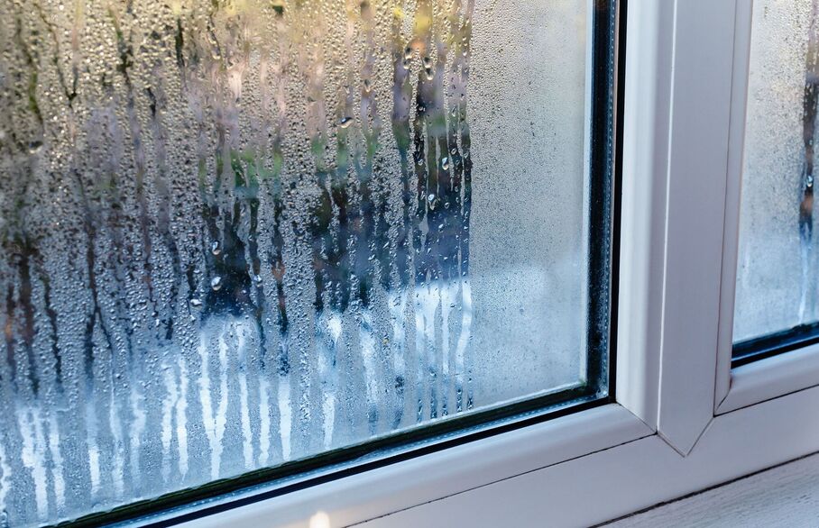 Condensation on a window