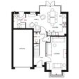 Floorplan for Plot 93, Meriden, Nuffield Road