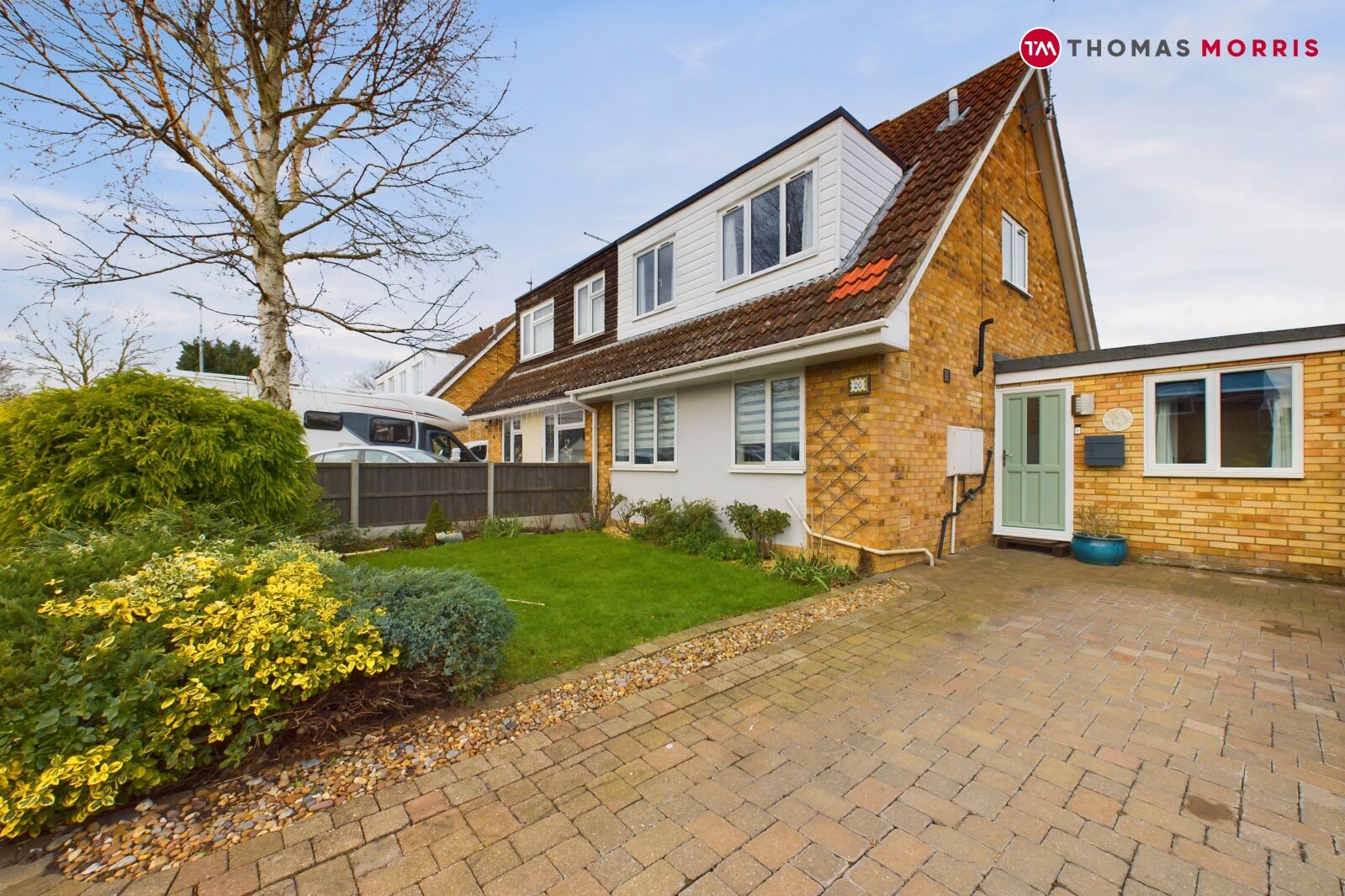 3 bedroom semi detached house for sale Bramble End, Alconbury, Huntingdon, PE28, main image